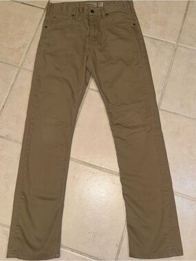 Patagonia Iron Clad Pants Mens 30x32 Khaki Org Cotton Straight Outdoor Workwear